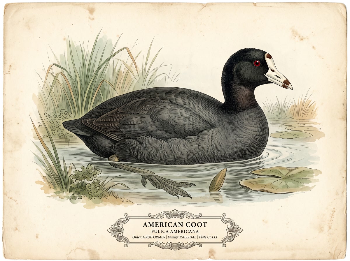 American Coot (Fulica americana)