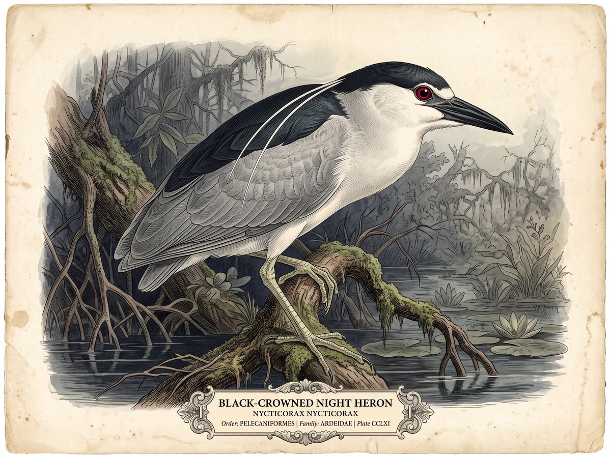 Black-Crowned Night Heron (Nycticorax nycticorax)