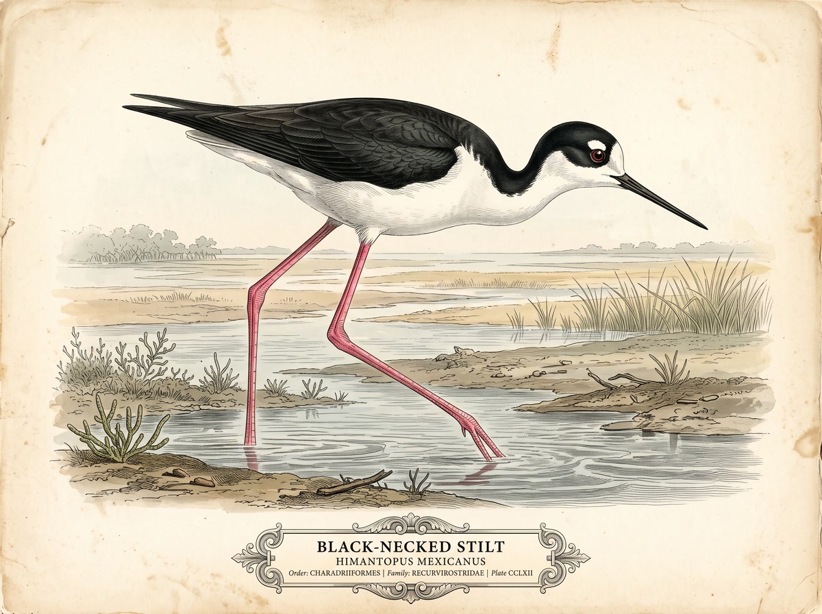 Black-Necked Stilt (Himantopus mexicanus)