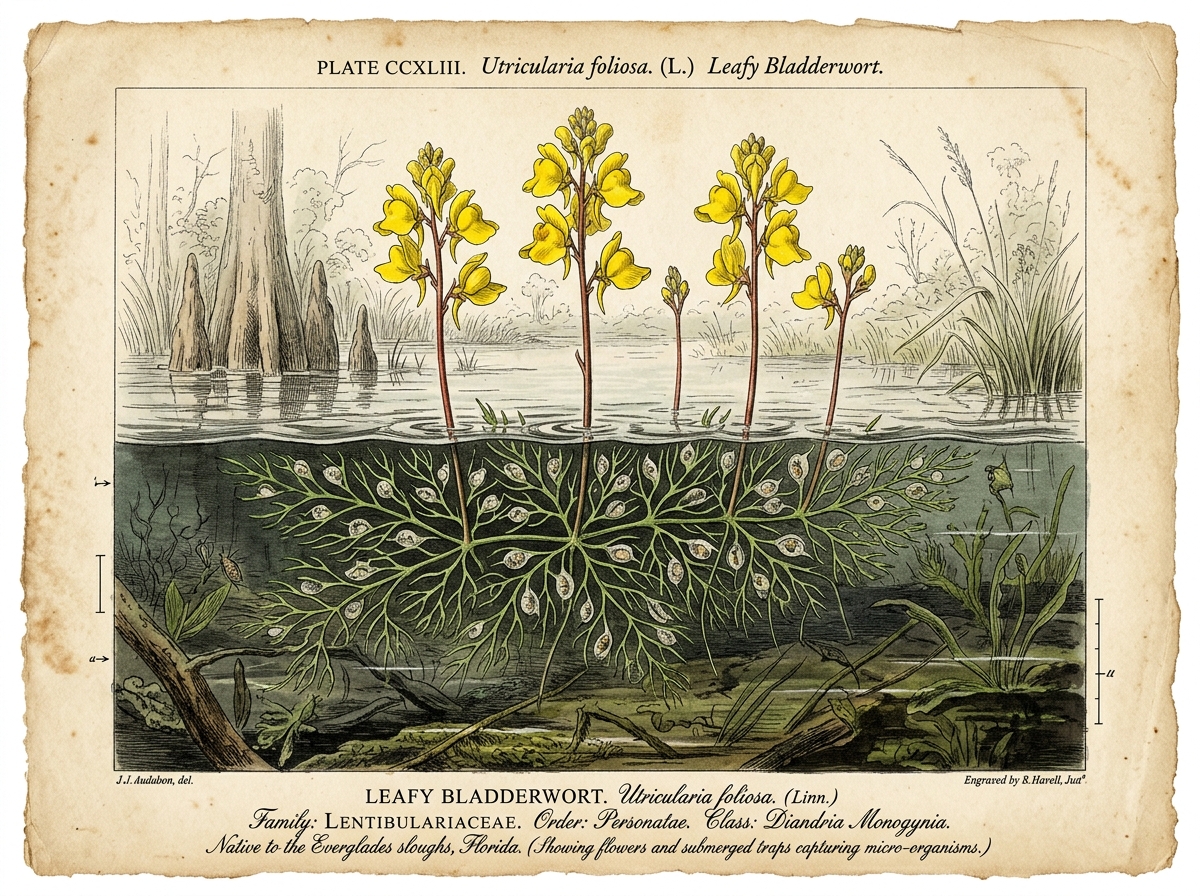 Bladderwort (Utricularia foliosa)