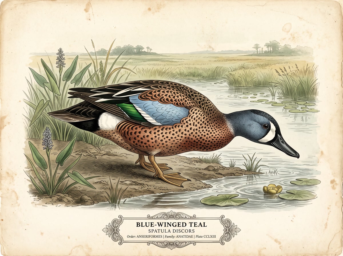 Blue-Winged Teal (Spatula discors)