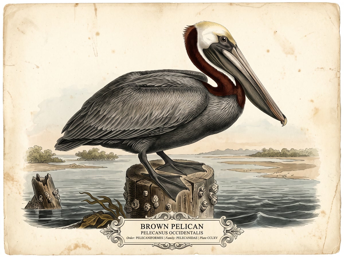 Brown Pelican (Pelecanus occidentalis)