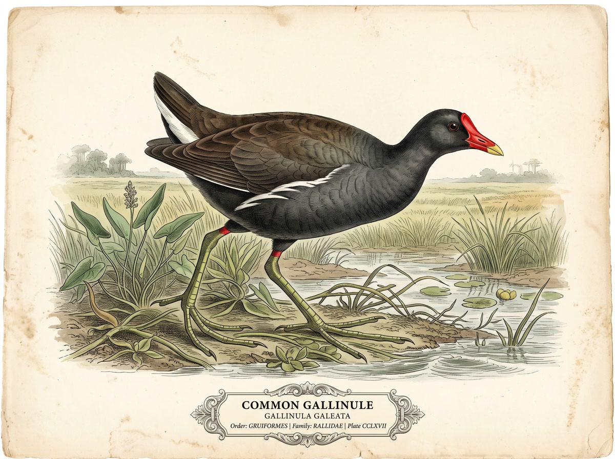 Common Gallinule (Gallinula galeata)