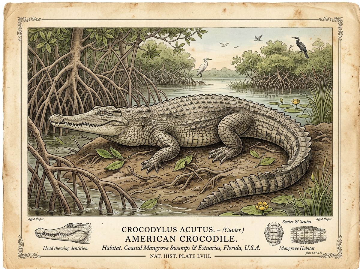 American Crocodile (Crocodylus acutus)