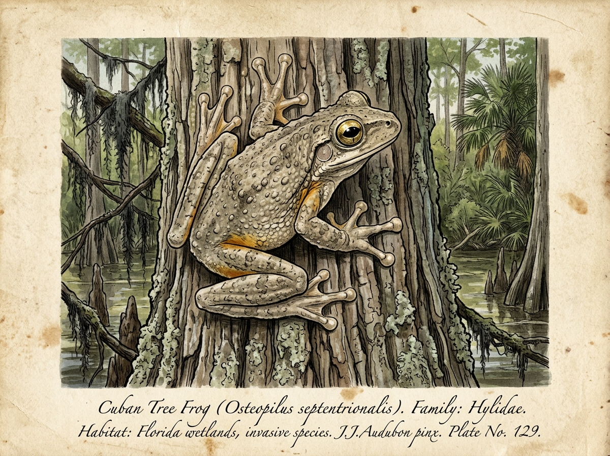 Cuban Tree Frog (Osteopilus septentrionalis)