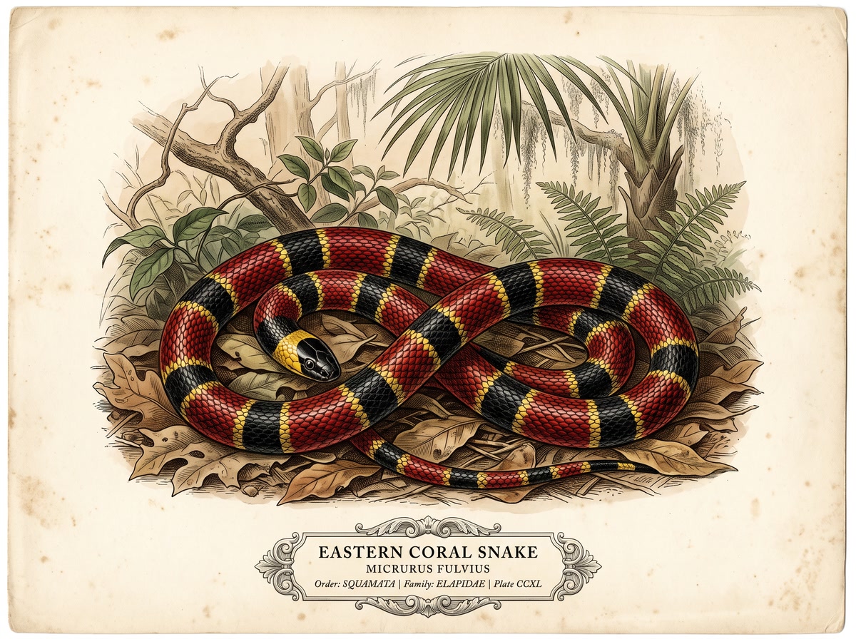 Eastern Coral Snake (Micrurus fulvius)