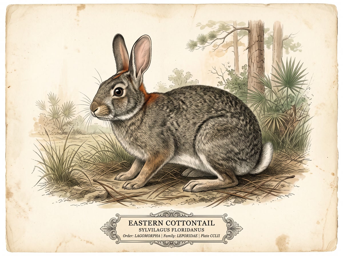 Eastern Cottontail (Sylvilagus floridanus)