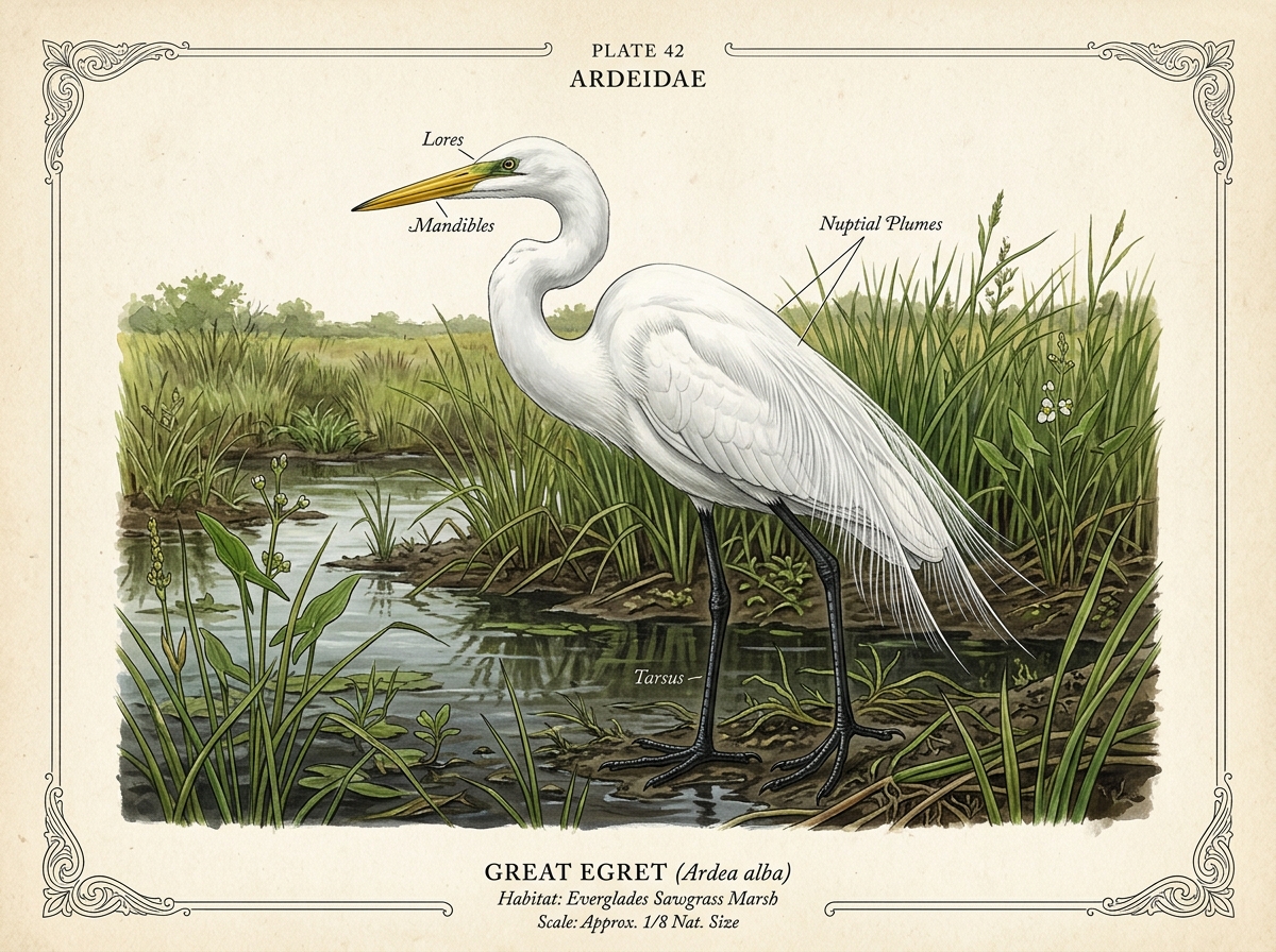 Great Egret (Ardea alba)