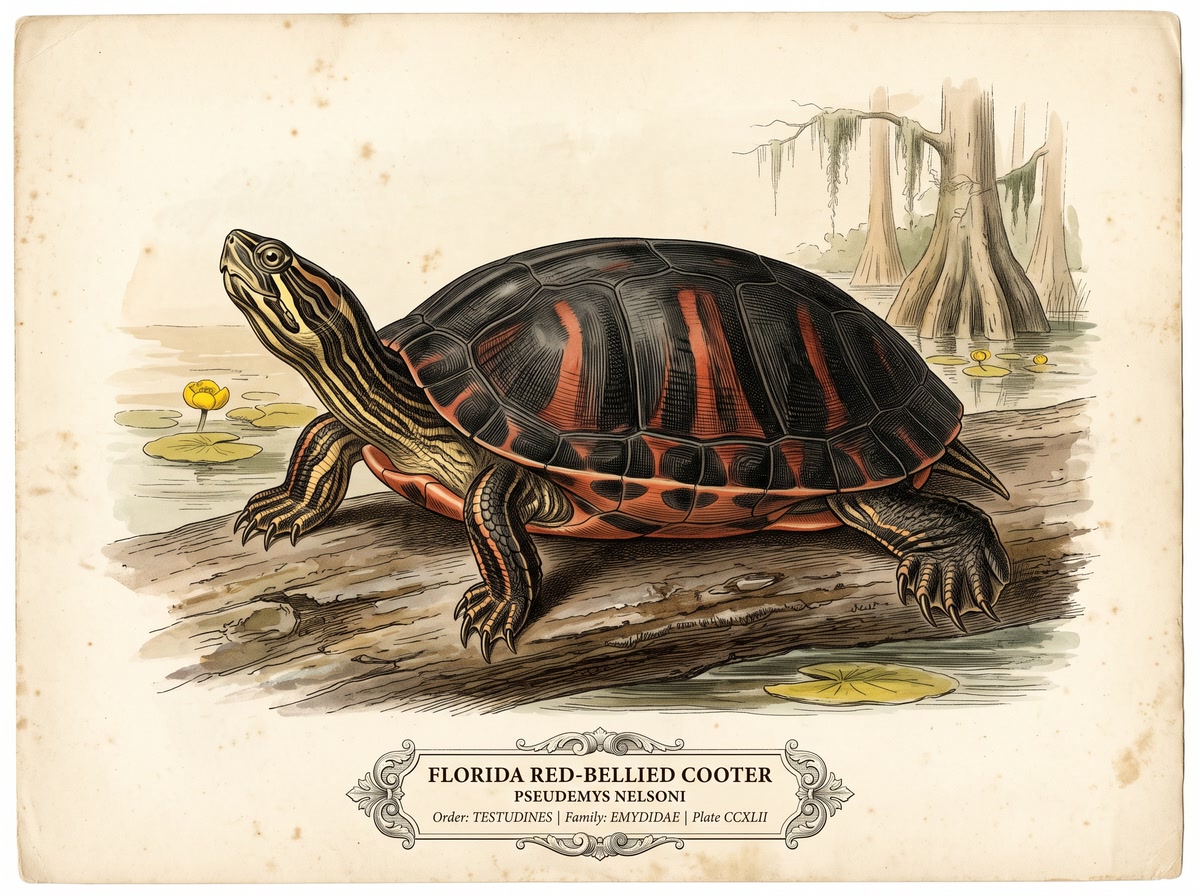 Florida Red-Bellied Cooter (Pseudemys nelsoni)