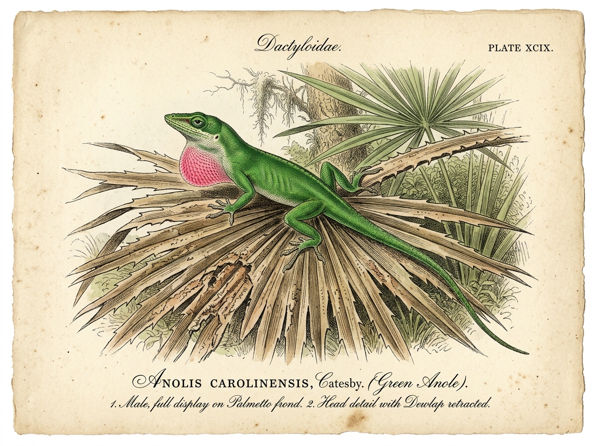Green Anole (Anolis carolinensis)