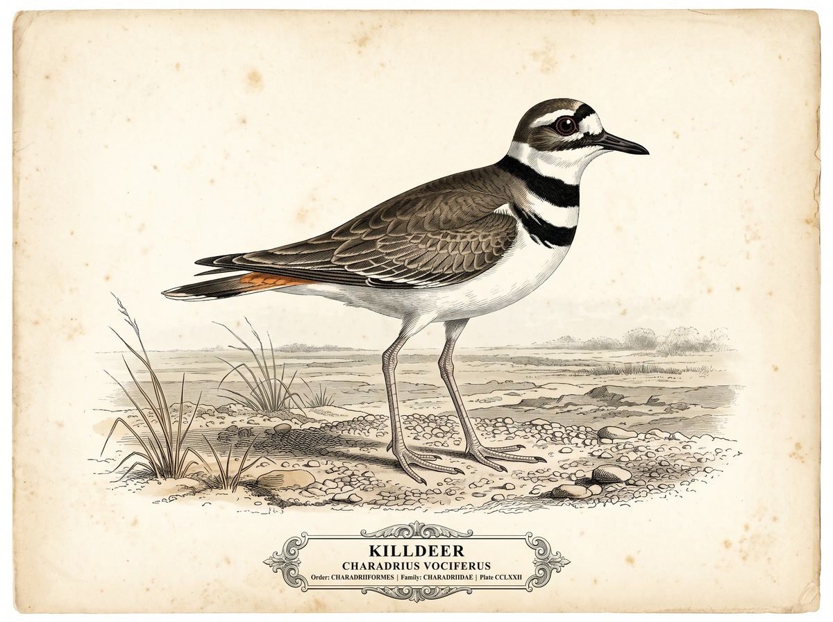 Killdeer (Charadrius vociferus)