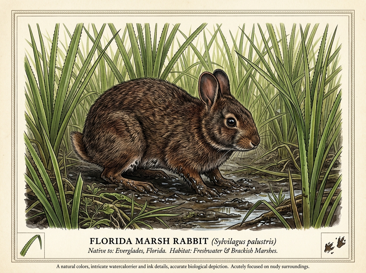 Marsh Rabbit (Sylvilagus palustris paludicola)
