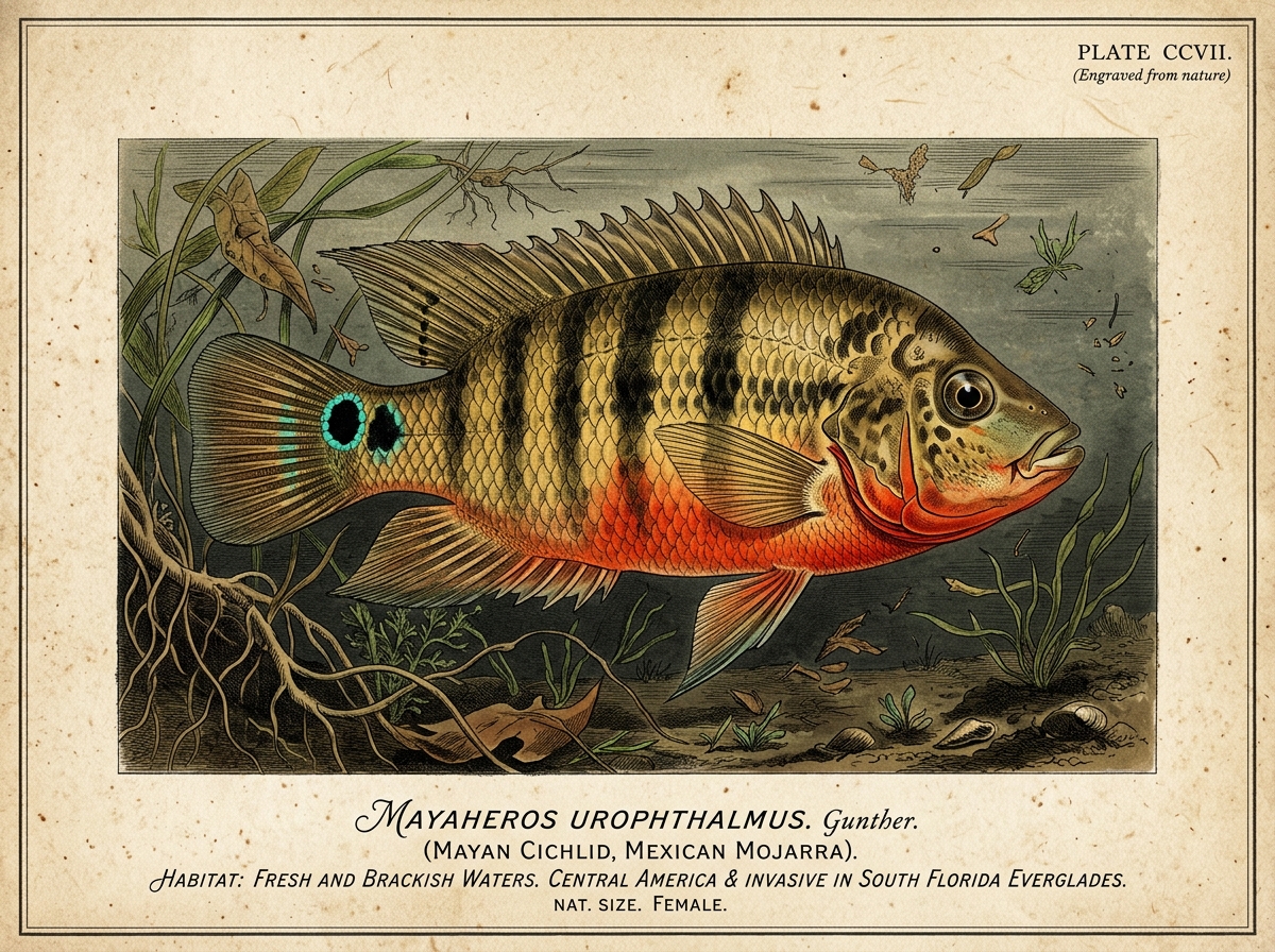 Mayan Cichlid (Mayaheros urophthalmus)