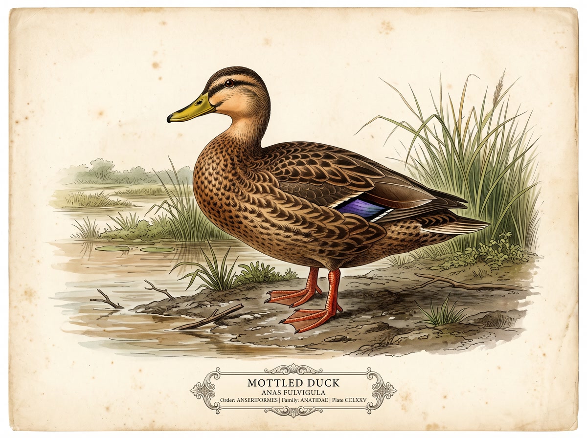 Mottled Duck (Anas fulvigula)