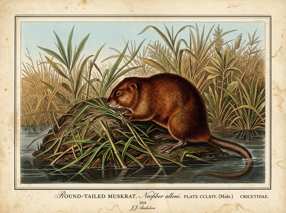 Round-tailed Muskrat (Neofiber alleni)