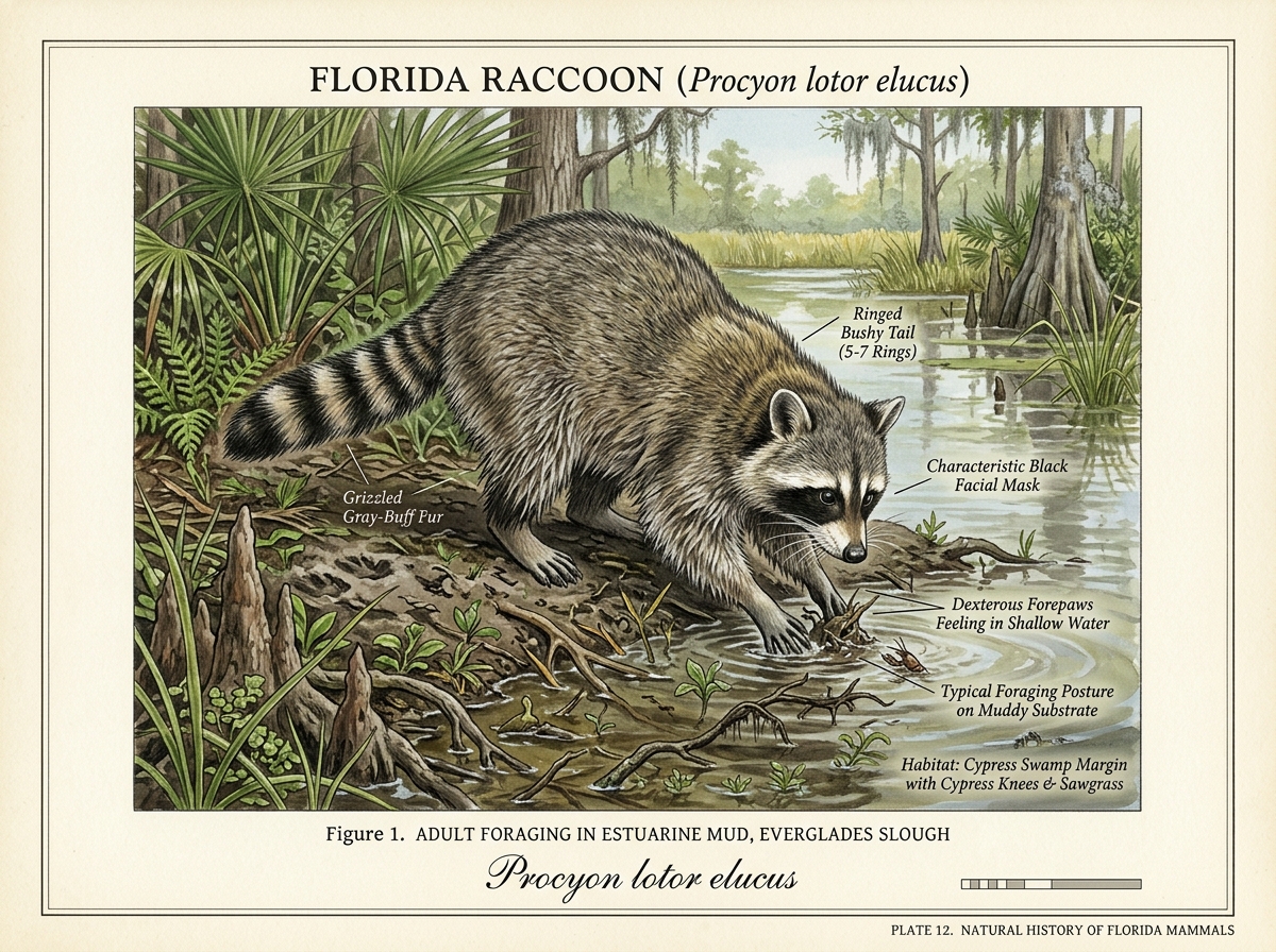 Northern Raccoon (Procyon lotor elucus)