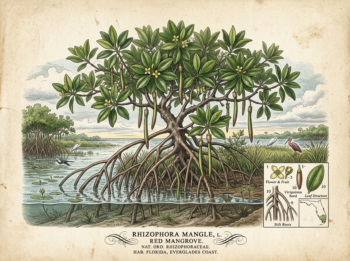 Red Mangrove (Rhizophora mangle)