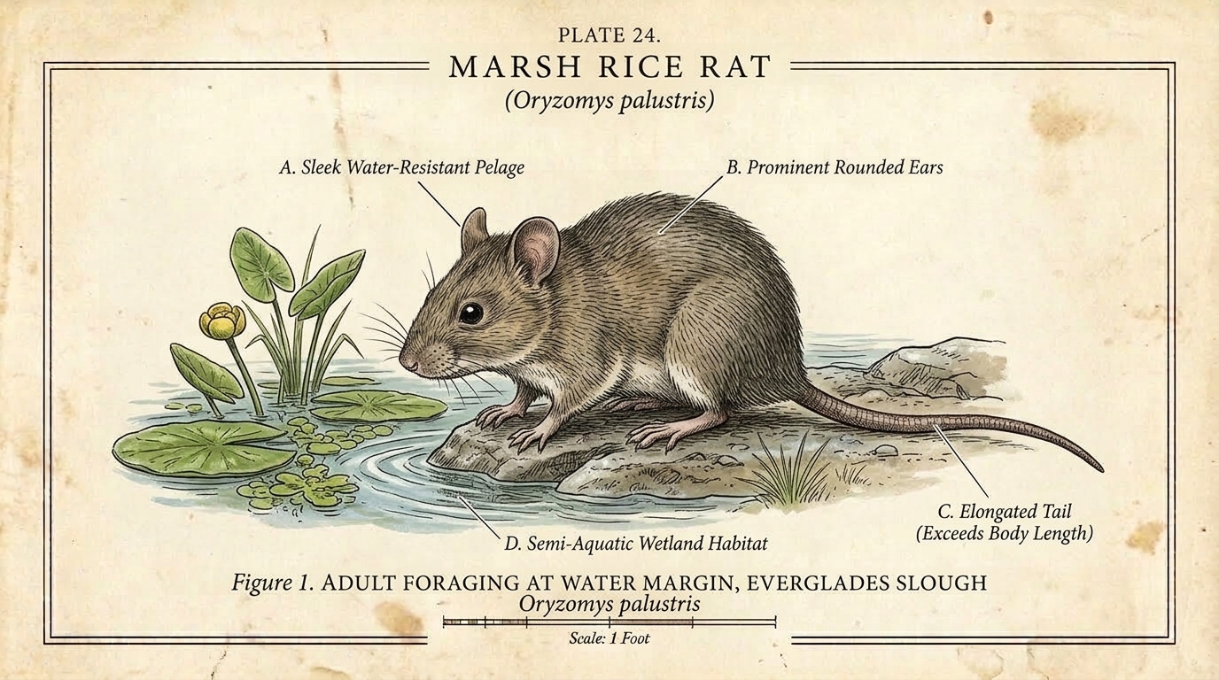Marsh Rice Rat (Oryzomys palustris)