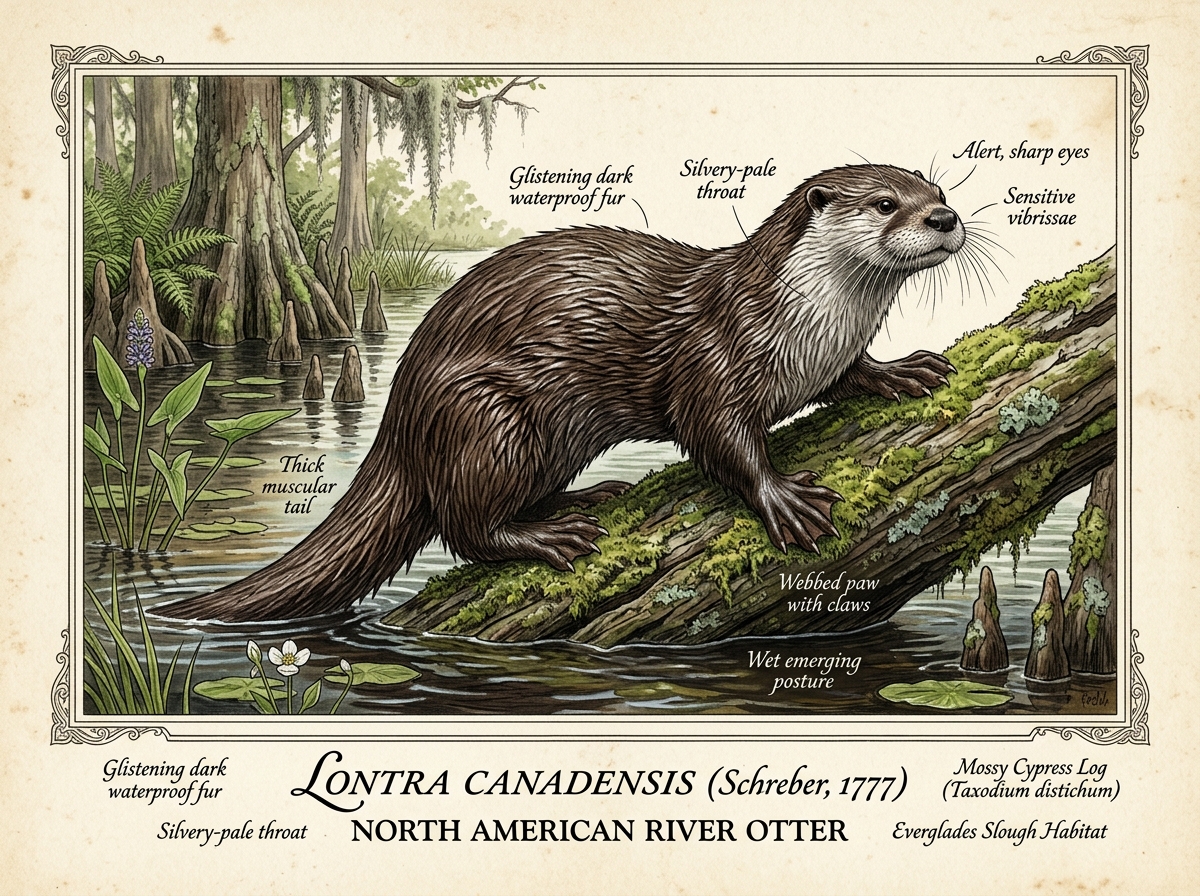 North American River Otter (Lontra canadensis)