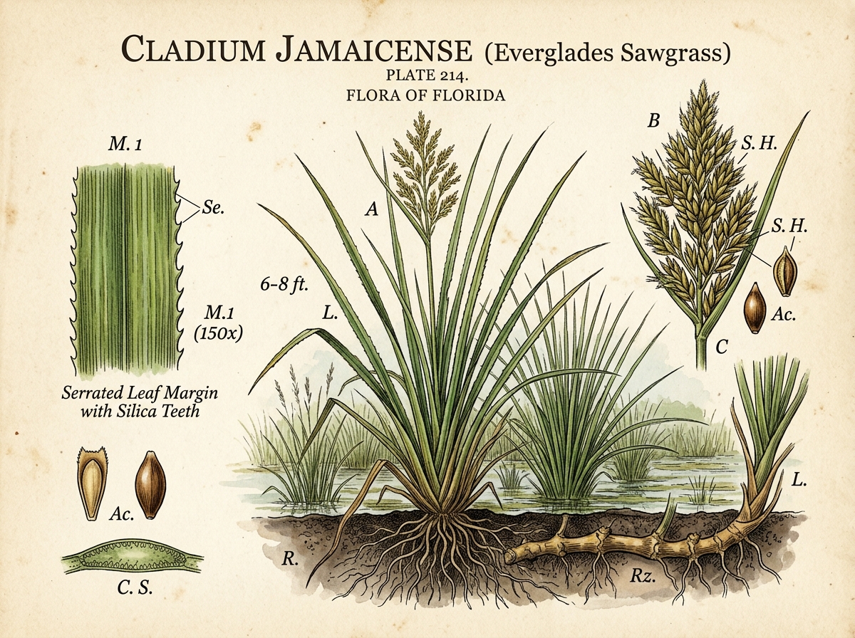 Sawgrass (Cladium jamaicense)