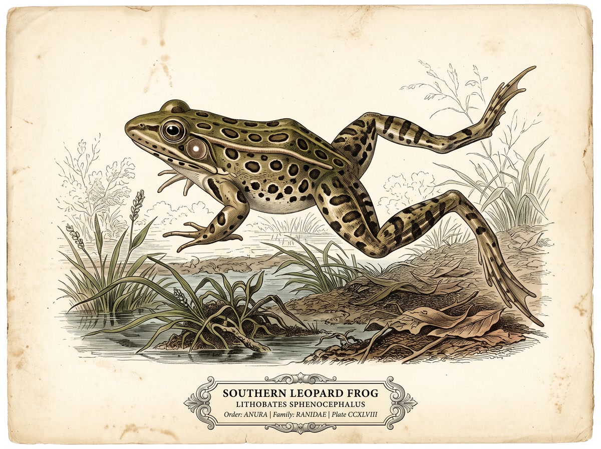 Southern Leopard Frog (Lithobates sphenocephalus)