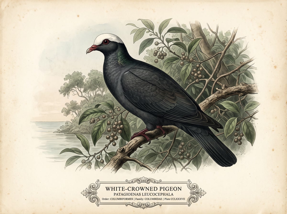 White-Crowned Pigeon (Patagioenas leucocephala)